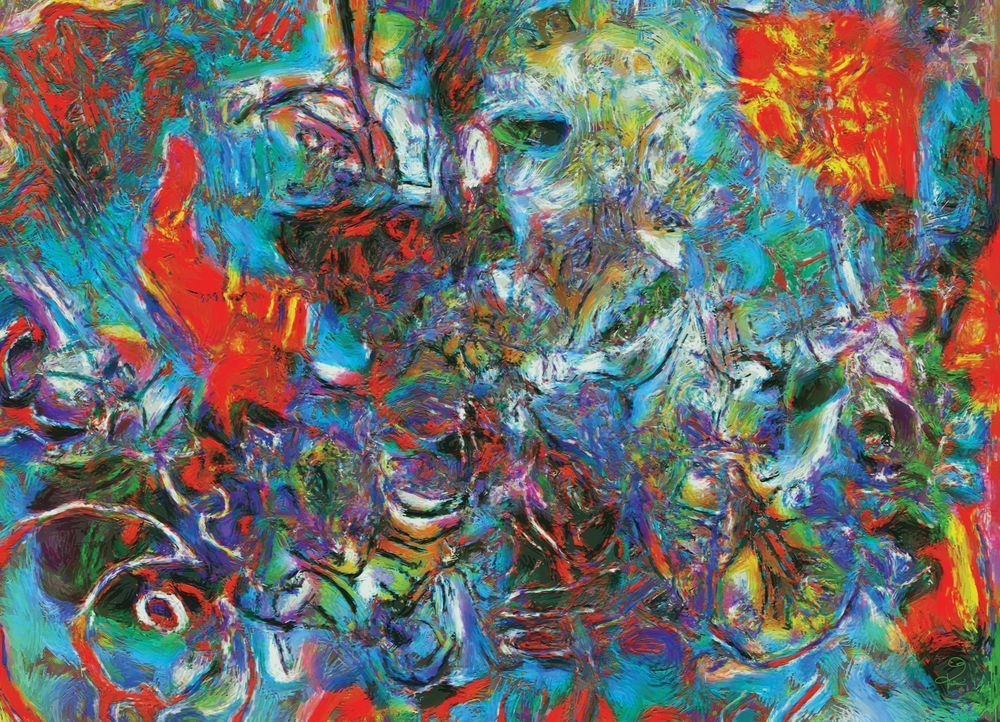 Hammurabi's Birthday Bash Art | Art of Van Evan Fuller