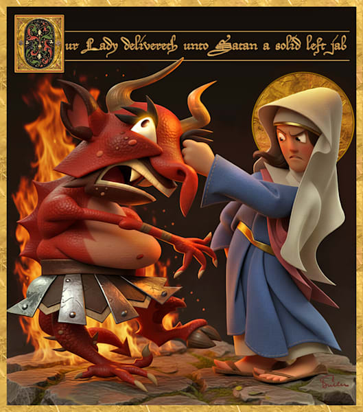 Our Lady Delivereth Unto Satan a Solid Left Jab 2