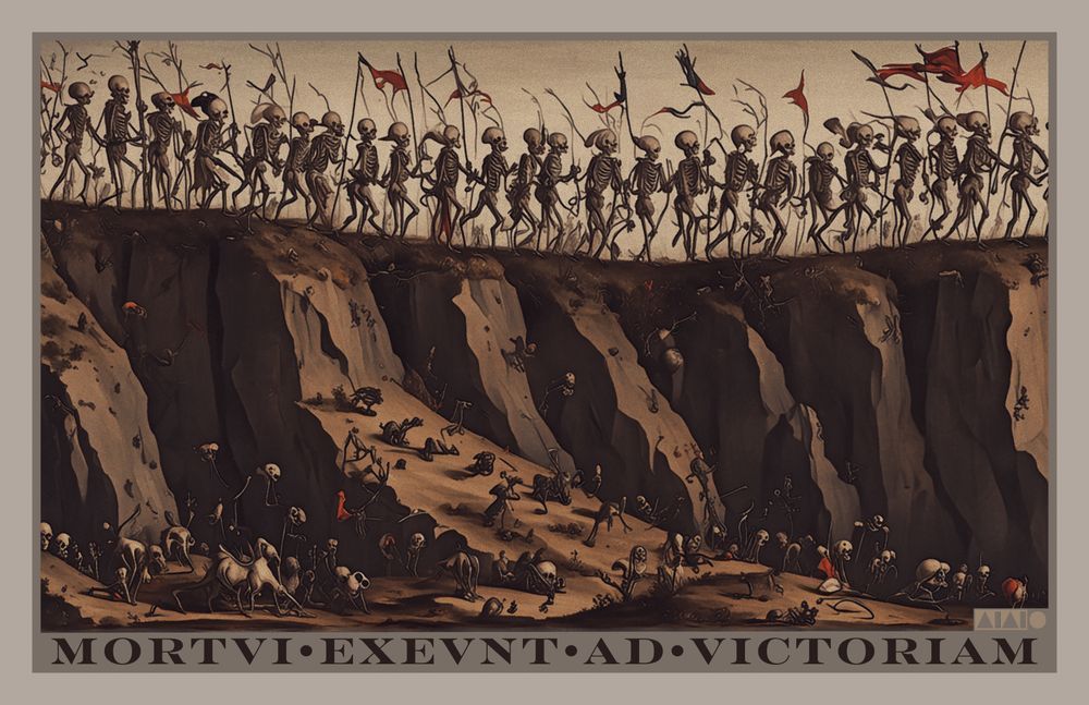 Morti Exeunt Ad Victoriam Art | Art of Van Evan Fuller