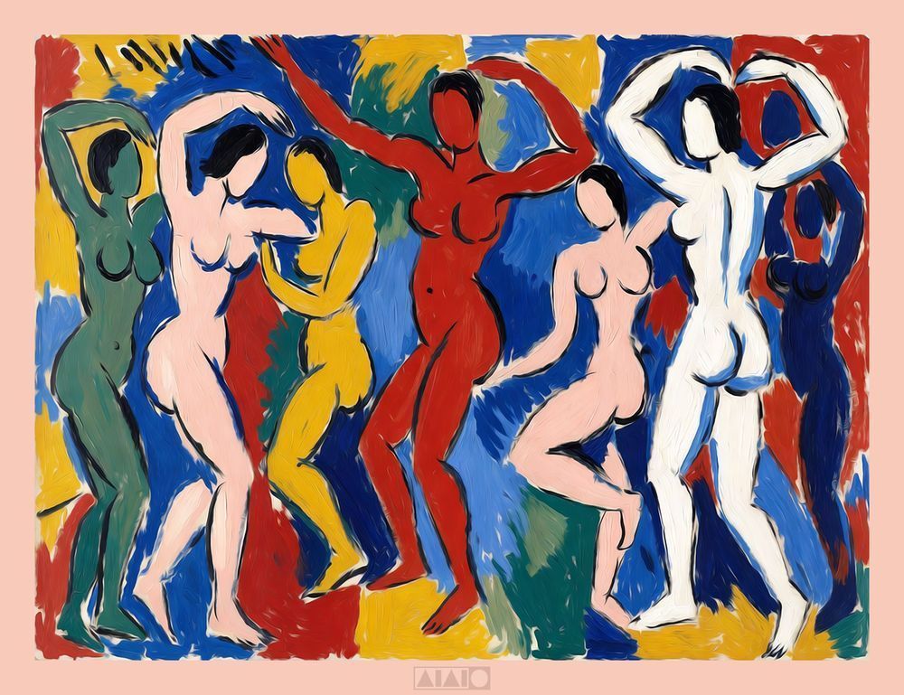 Six Figures, Manner Of Matisse Art | Art of Van Evan Fuller