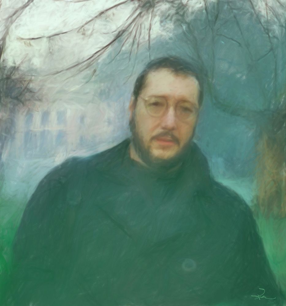 Portrait Of A Poet Art | Art of Van Evan Fuller