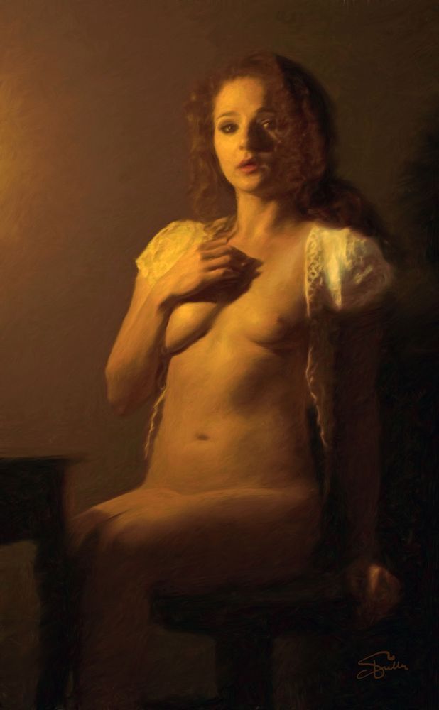 Portrait In Gold Art | Art of Van Evan Fuller