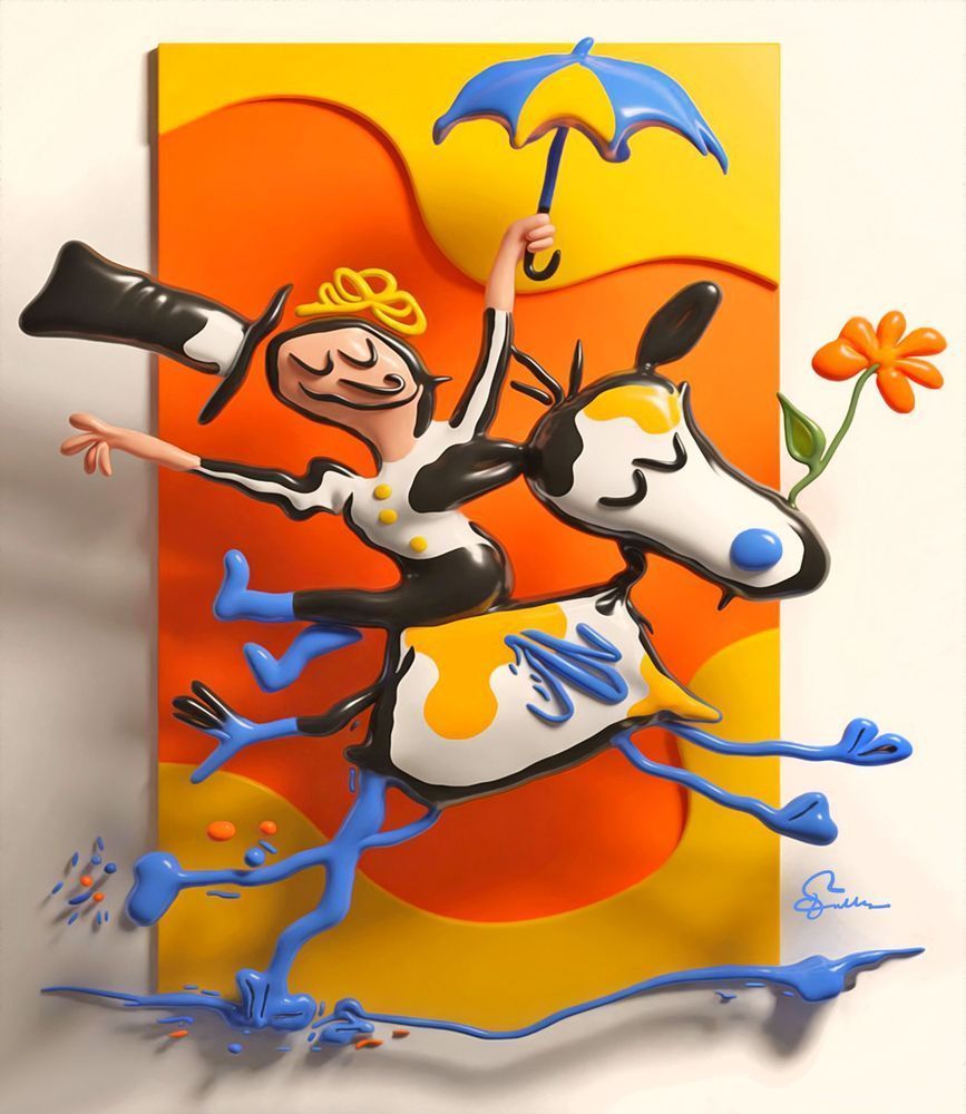 Poetry In Blue And Orange 2 Art | Art of Van Evan Fuller