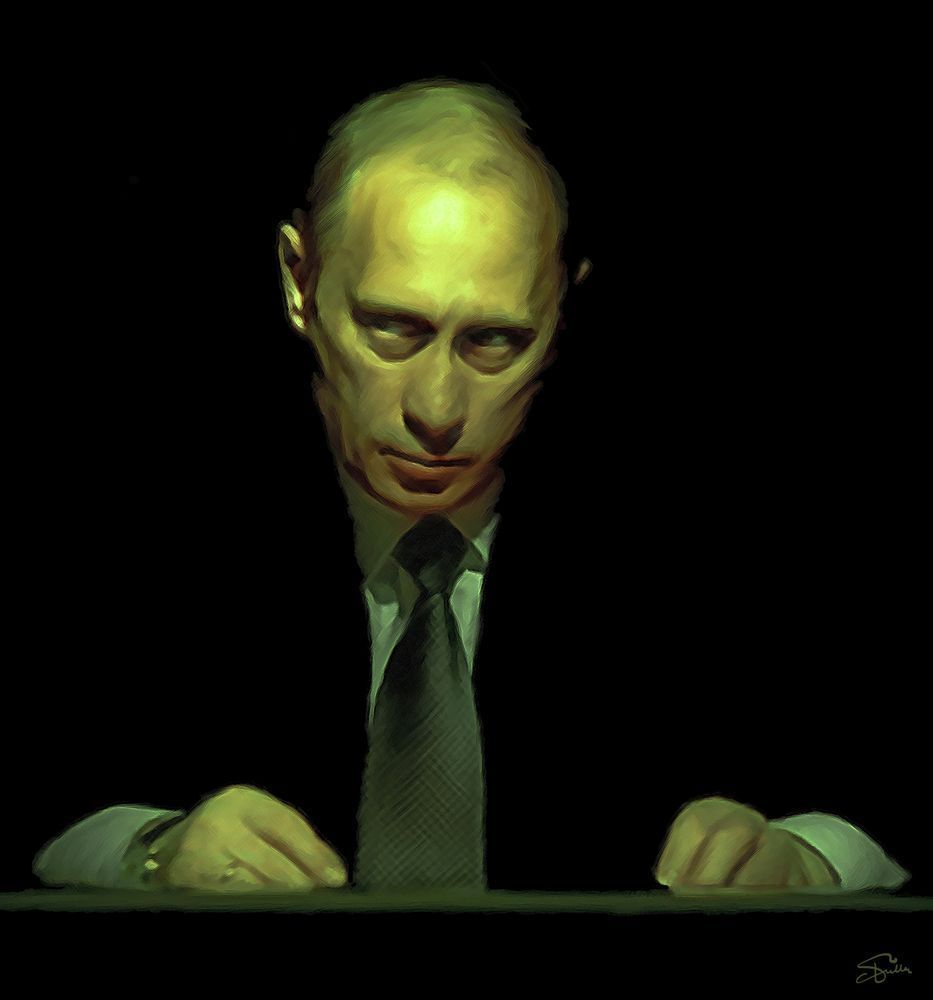 Vladimir Putin Art | Art of Van Evan Fuller