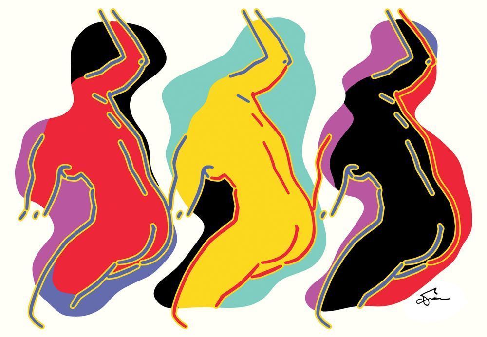 Torso In Too Many Colors Art | Art of Van Evan Fuller