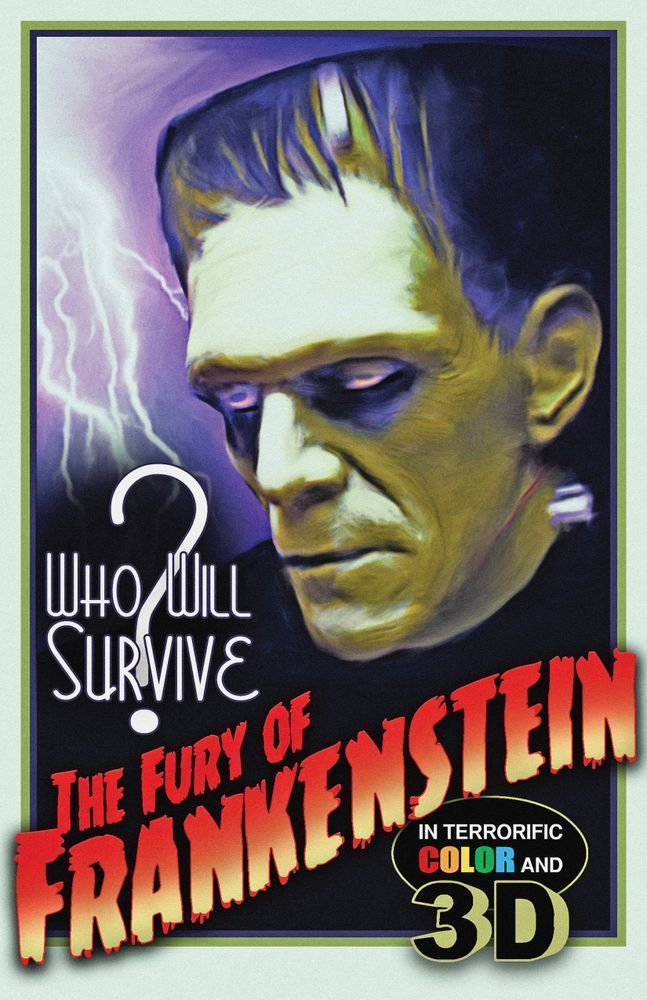 The Fury Of Frankenstein Art | Art of Van Evan Fuller