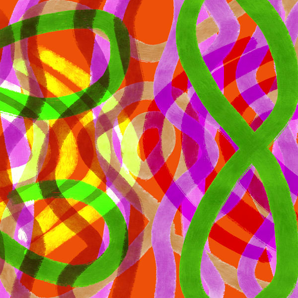 un x100to - Grupo Frontera, Bad Bunny Song-Inspired Contemporary Painting