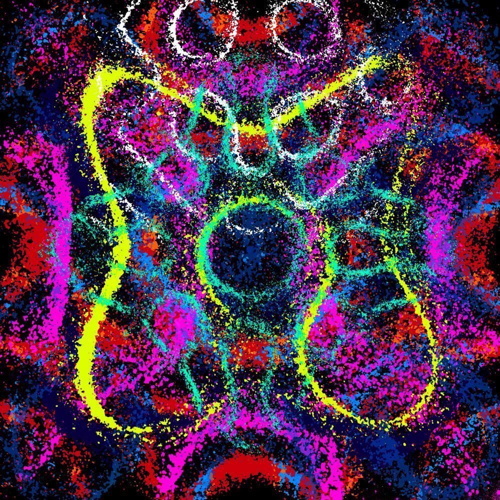 Como Yo - Novalima (VibraVisions) Song Inspired Painting