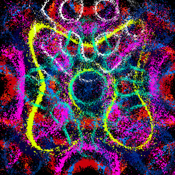 Como Yo - Novalima (VibraVisions) Song Inspired Painting