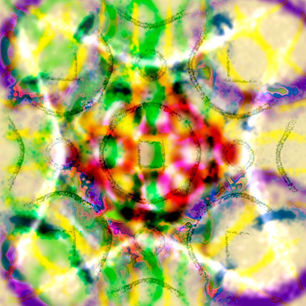 Chakras - Ivandro (VibraVisions) Song Inspired Painting