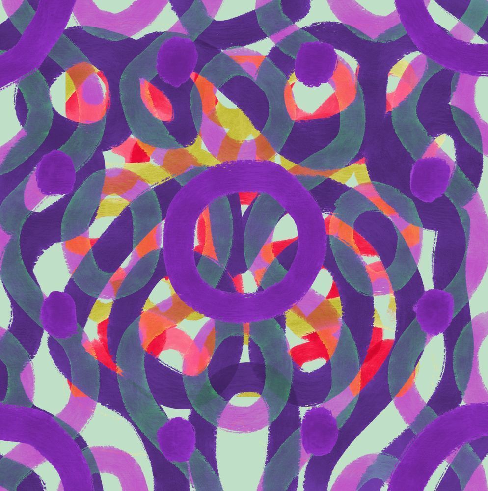 A Mi - Rels B Song Inspired Painting