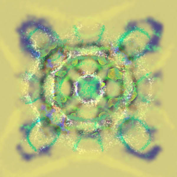 Arabesque No 1 - Claude Debussy Song-Inspired Contemporary Painting (VibraVisions)