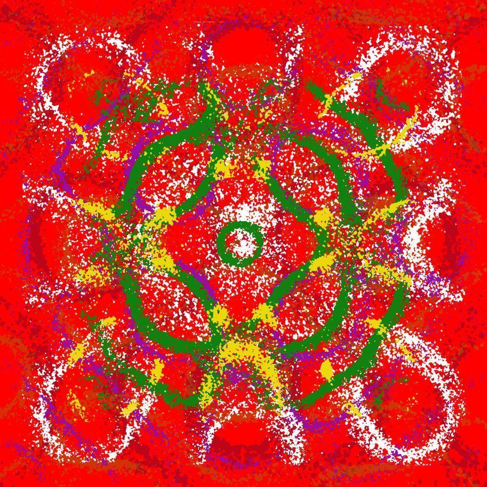 All I Want For Christmas Is You - Mariah Carey Song-Inspired Contemporary Painting (VibraVisions)