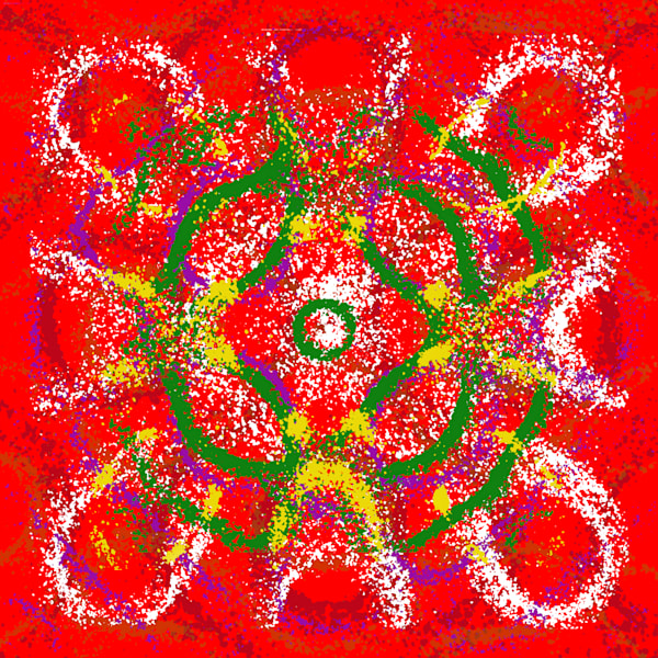 All I Want For Christmas Is You - Mariah Carey Song-Inspired Contemporary Painting (VibraVisions)