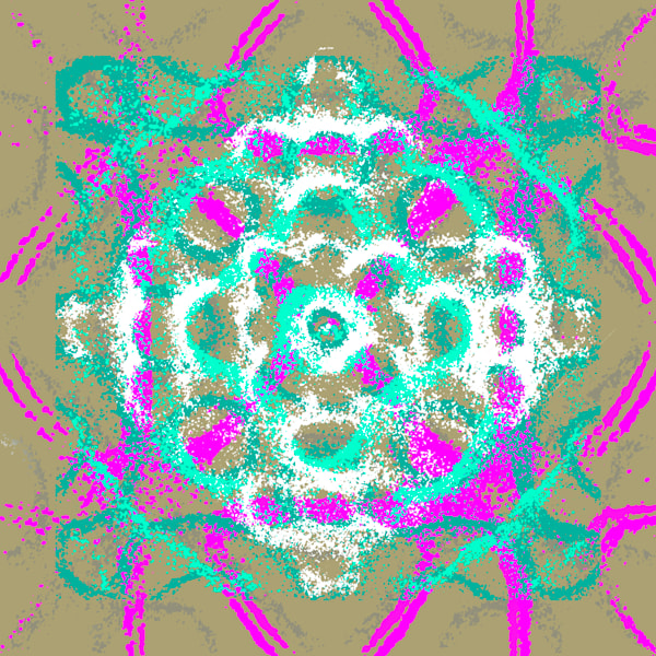 Andrea - Bad Bunny Song-Inspired Contemporary Painting (VibraVisions)