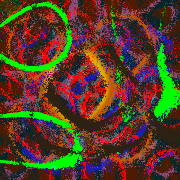 Friday I Am In Love - The Cure Song-Inspired Contemporary Painting