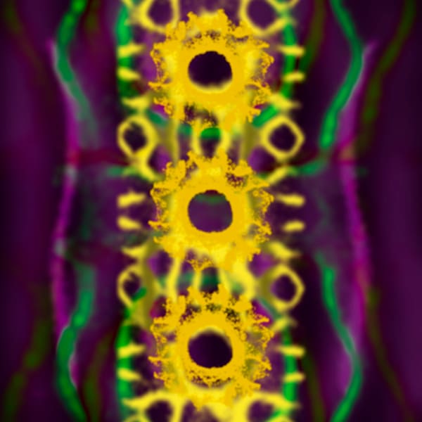 Flowers - Miley Cyrus Song-Inspired Contemporary Painting (VibraVisions)