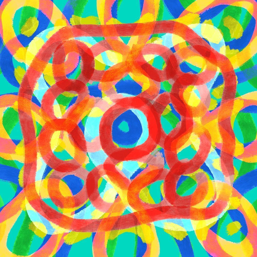 She Is A Rainbow - Rolling Stones Song Inspired Painting