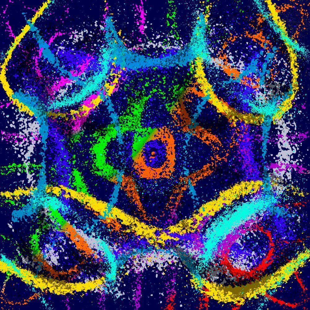 Explotar Contigo - Tourista Song-Inspired Contemporary Painting (VibraVisions)