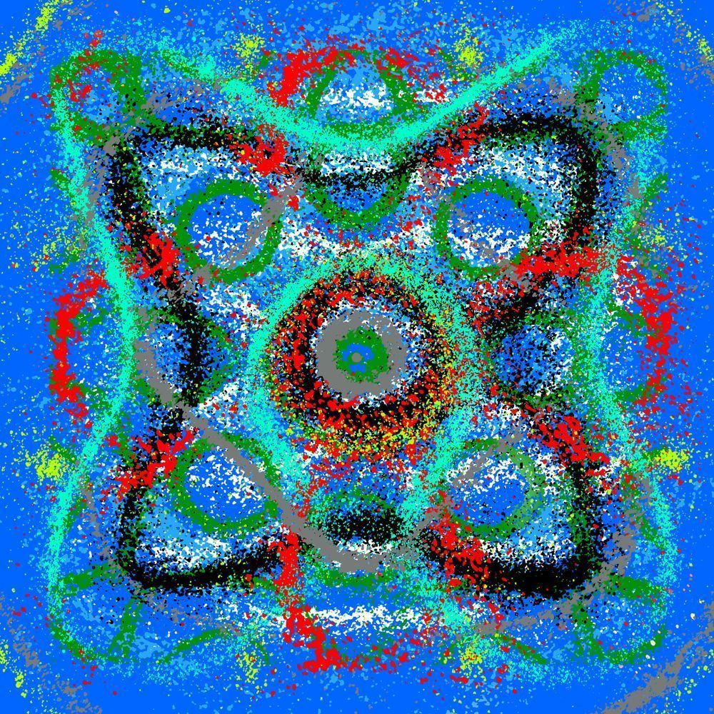 El Condor Pasa - Los Incas Song-Inspired Contemporary Painting (VibraVisions)