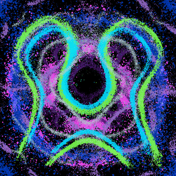 En La Travesia De Tu Ausencia - Daniel F Song-Inspired Contemporary Painting (VibraVisions)