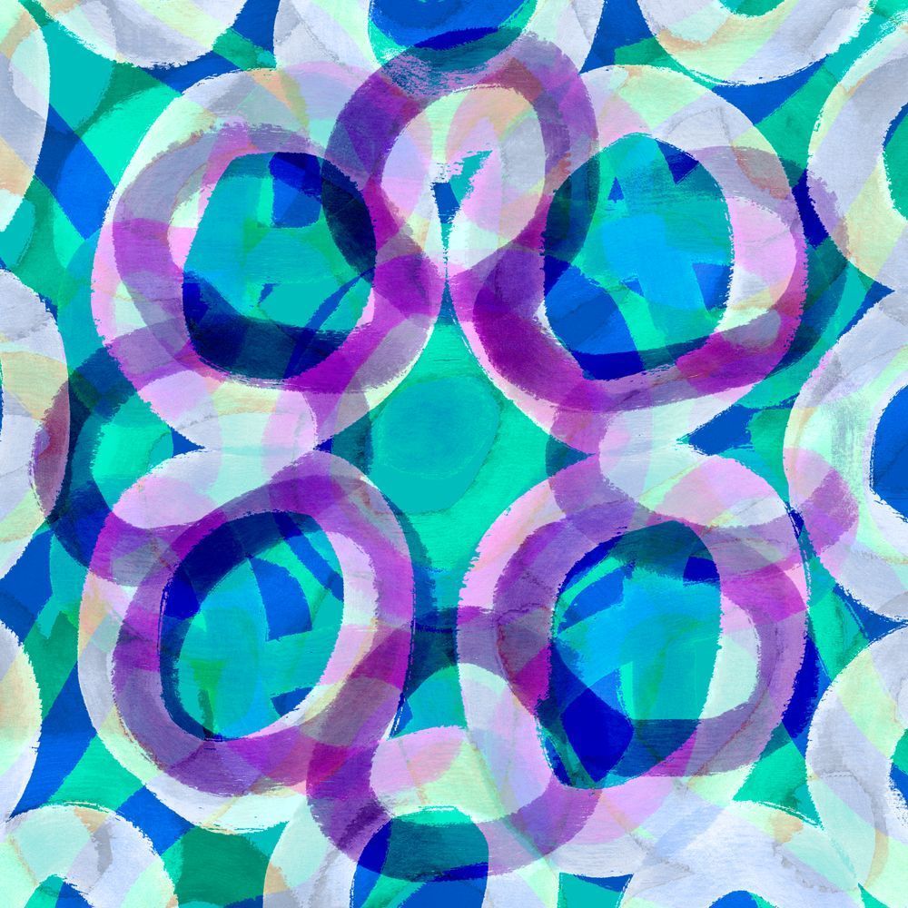 English Summer Rain - Placebo Song-Inspired Contemporary Painting