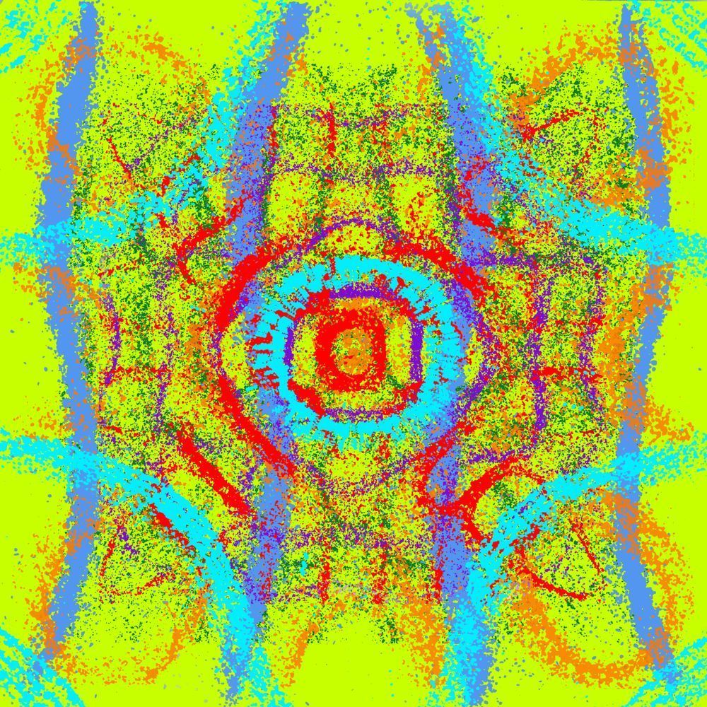 Jingle Bell Rock - Bobby Helms Song-Inspired Contemporary Painting (VibraVisions)