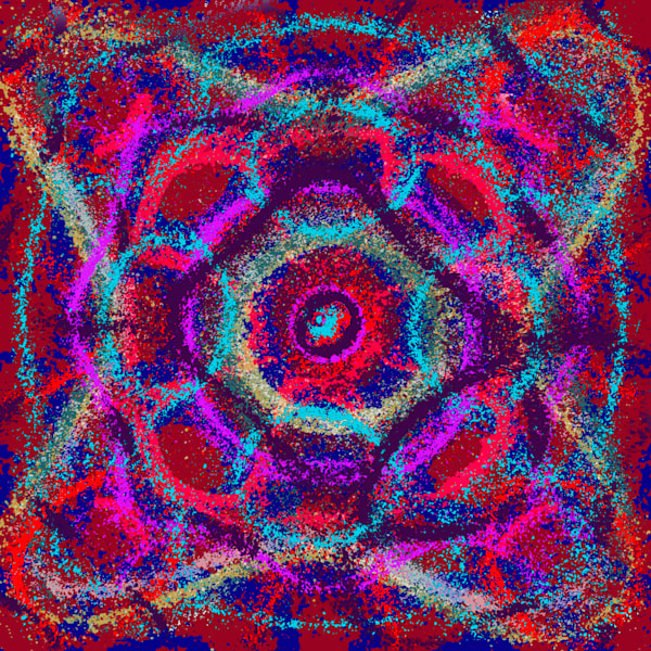 Knife - Rockwell (Album "Somebodys Watching Me" - 1984) Song-Inspired Contemporary Painting (VibraVisions)