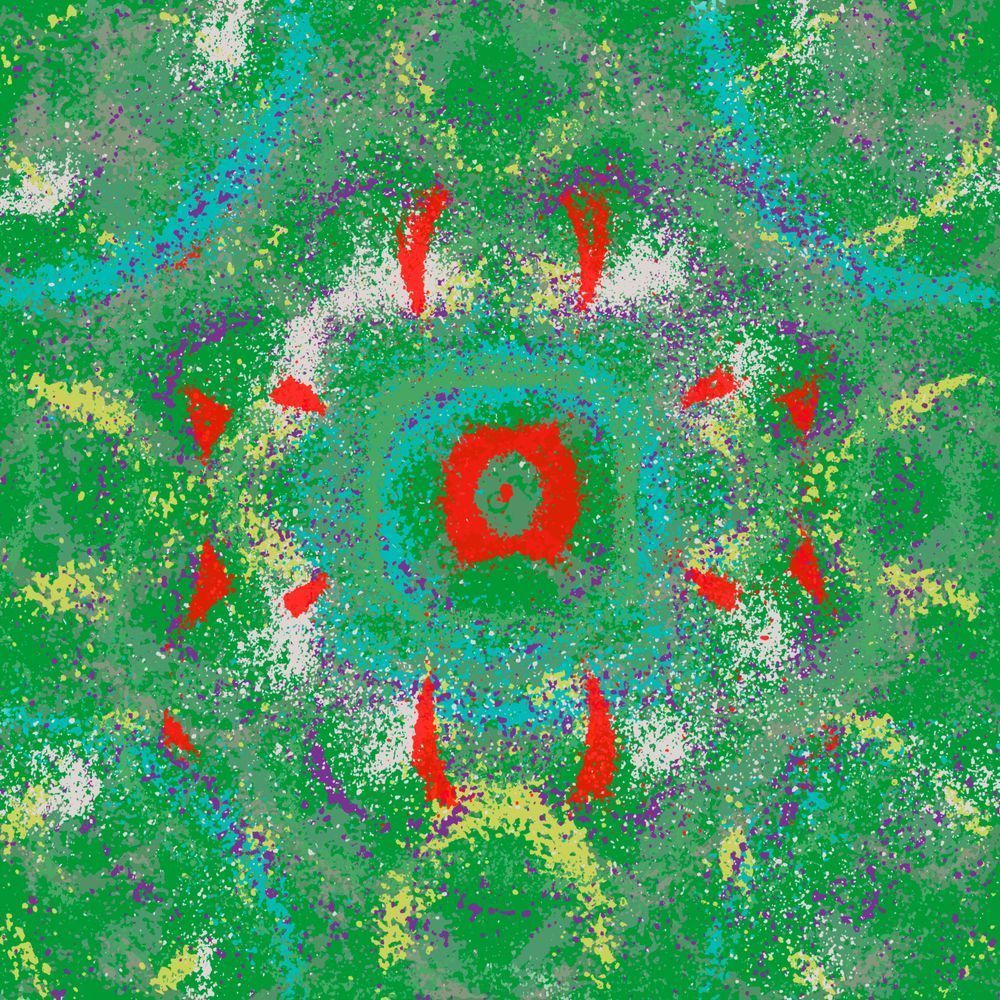 Happy Xmas (War Is Over) - John Lennon and Yoko Ono Song-Inspired Contemporary Painting (VibraVisions)