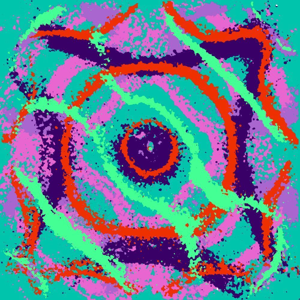 I Know The End - Phoebe Bridgers Song-Inspired Contemporary Painting (VibraVisions)