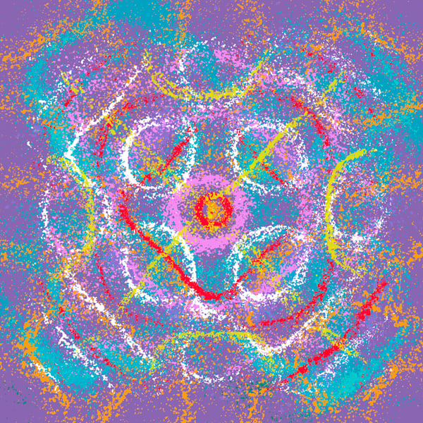 Its Beginning To Look A Lot Like Christmas - Michael Buble Song-Inspired Contemporary Painting (VibraVisions)