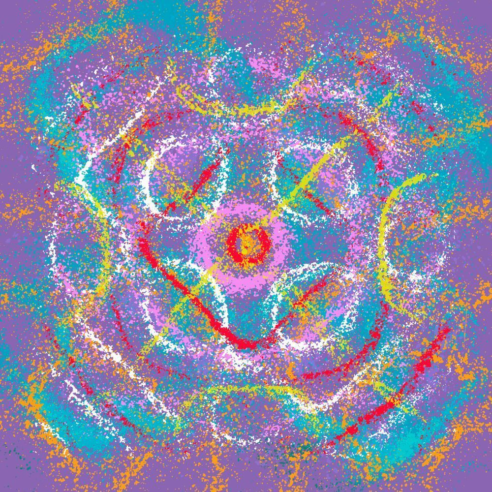 Its Beginning To Look A Lot Like Christmas - Michael Buble Song-Inspired Contemporary Painting (VibraVisions)