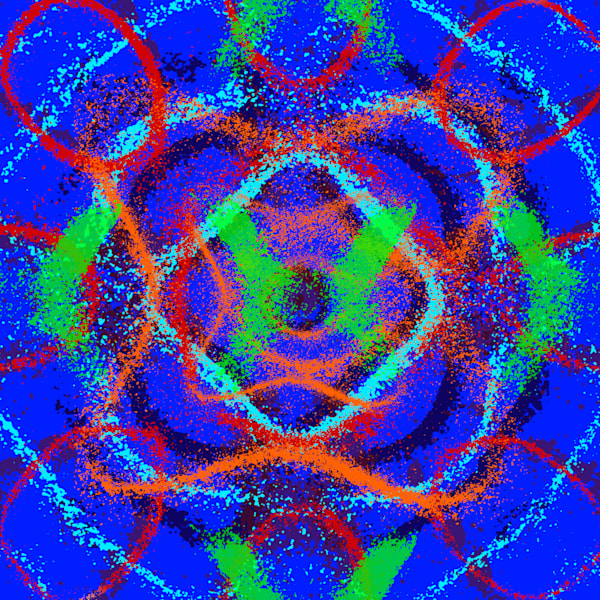 Nunca Pense Llorar - Rossy War Song-Inspired Contemporary Painting (VibraVisions)