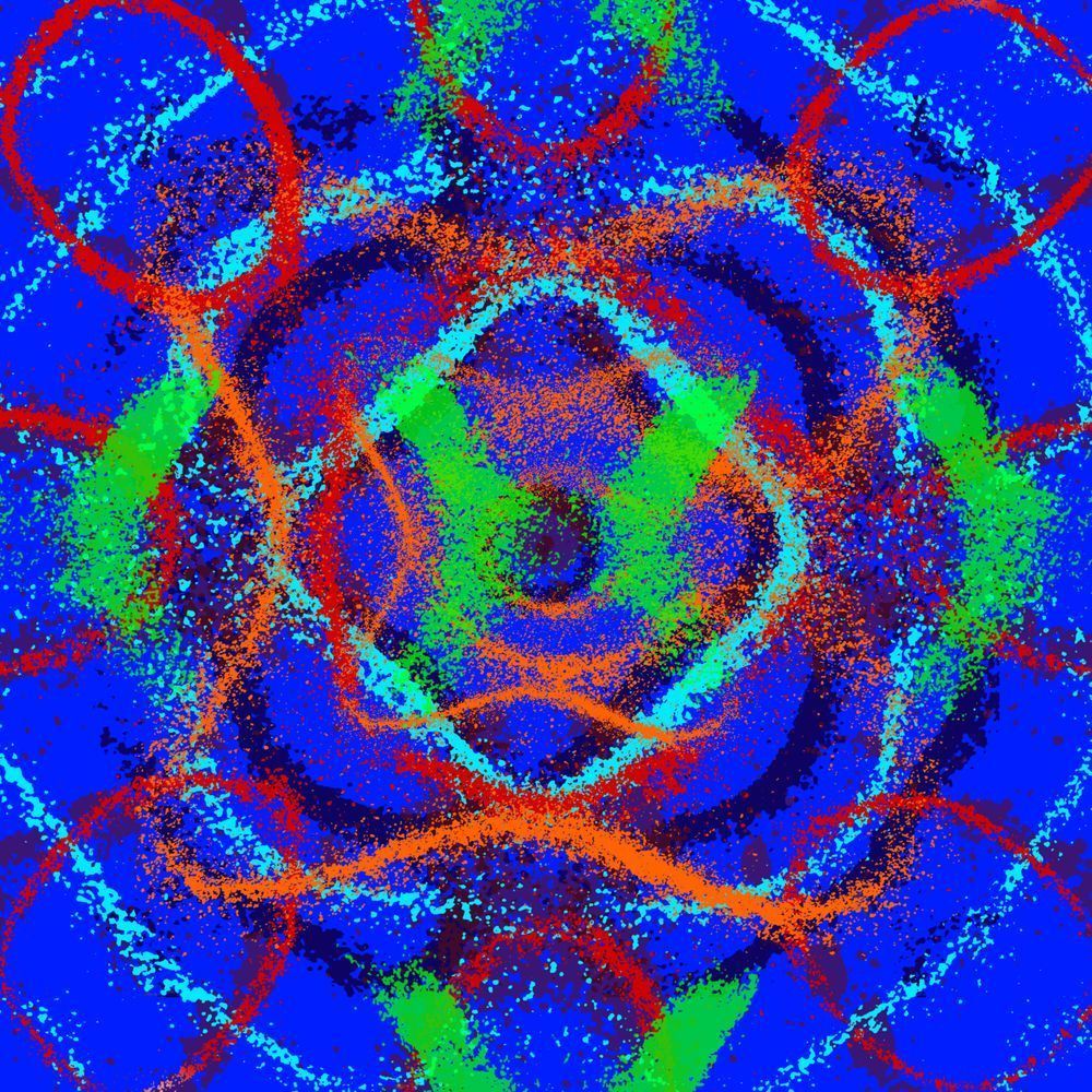 Nunca Pense Llorar - Rossy War Song-Inspired Contemporary Painting (VibraVisions)