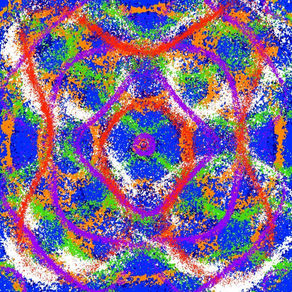 No Queda Dolor - La Polvora Song-Inspired Contemporary Painting (VibraVisions)