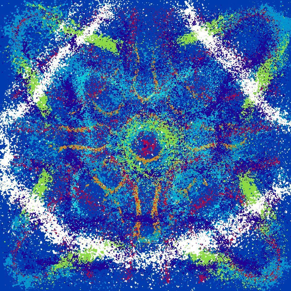 Let It Snow, Let It Snow, Let It Snow - Dean Martin Song-Inspired Contemporary Painting (VibraVisions)