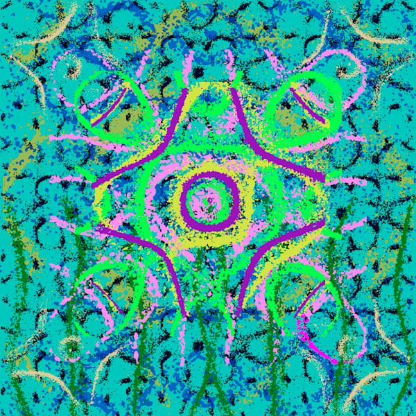 Lima - Rollin Thorne Song-Inspired Contemporary Painting (VibraVisions)