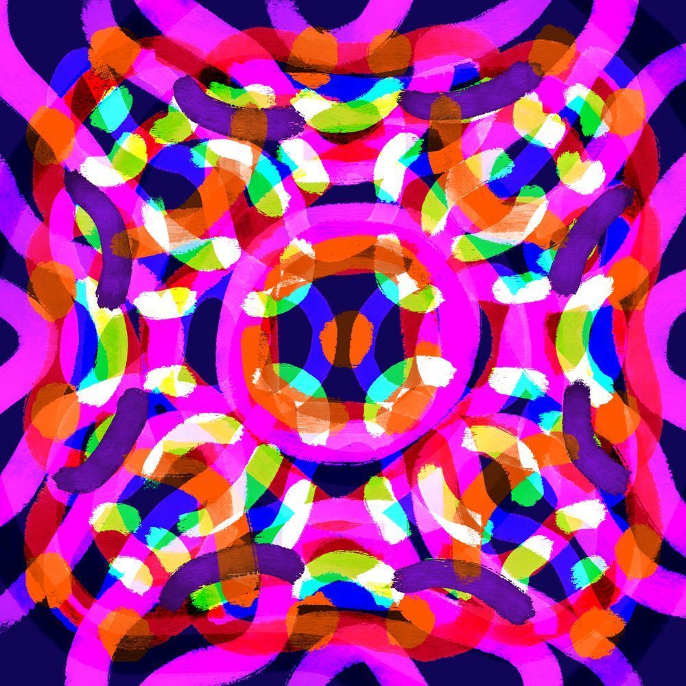 My Universe - CP & BTS Song-Inspired Contemporary Painting
