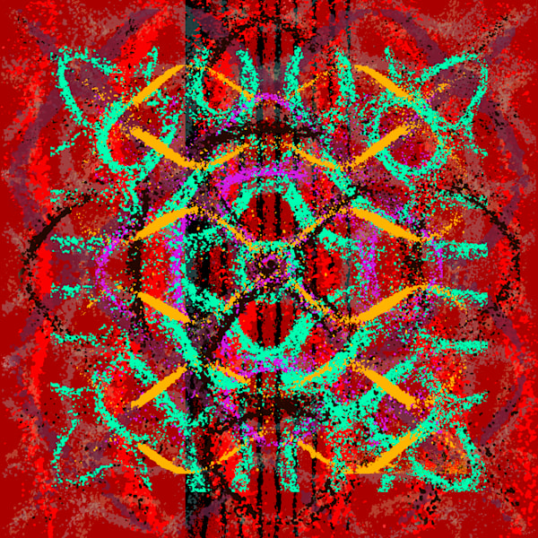 Machete - Novalima Song-Inspired Contemporary Painting (VibraVisions)