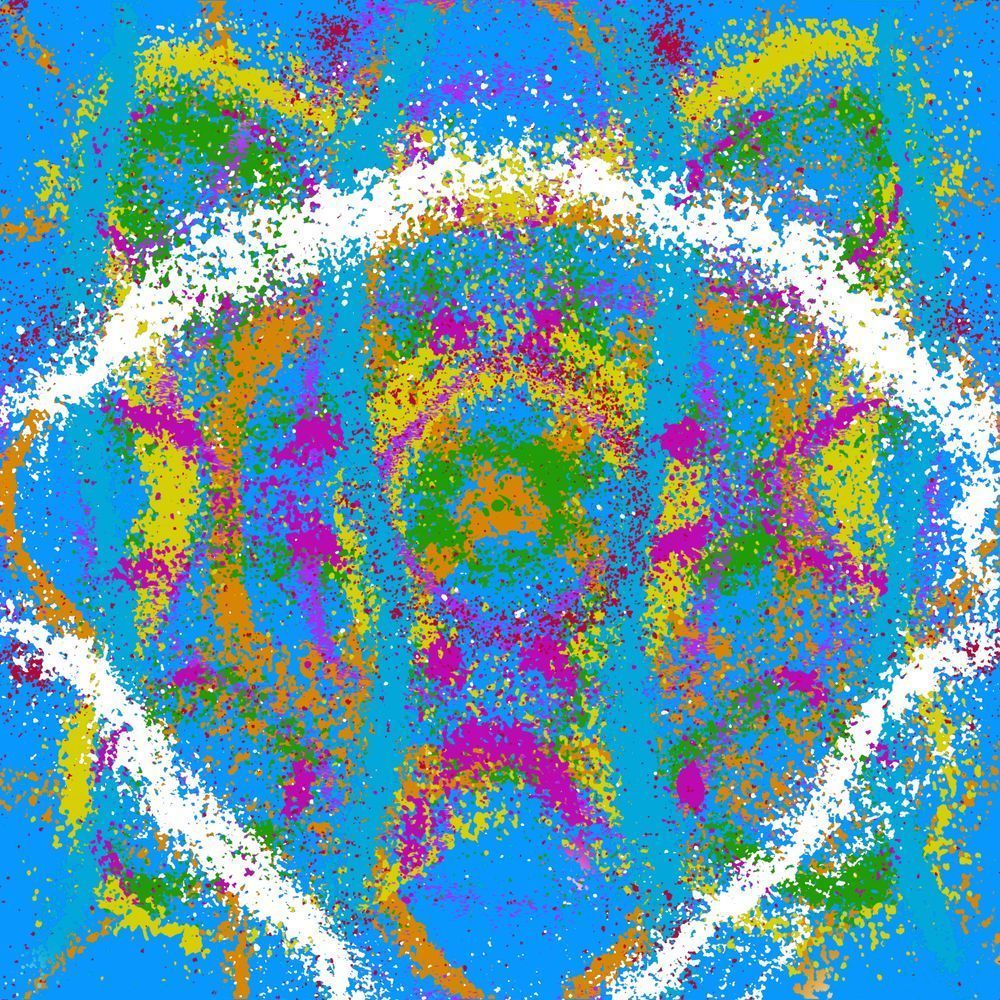 Mamma Mia - ABBA Song-Inspired Contemporary Painting (VibraVisions)