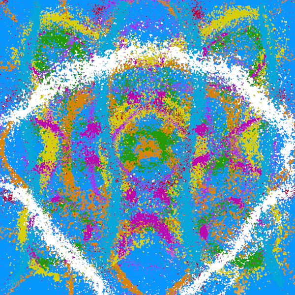 Mamma Mia - ABBA Song-Inspired Contemporary Painting (VibraVisions)