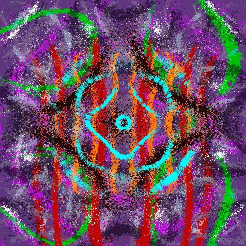 Mandinka - Sinnead O Connor Song-Inspired Contemporary Painting (VibraVisions)