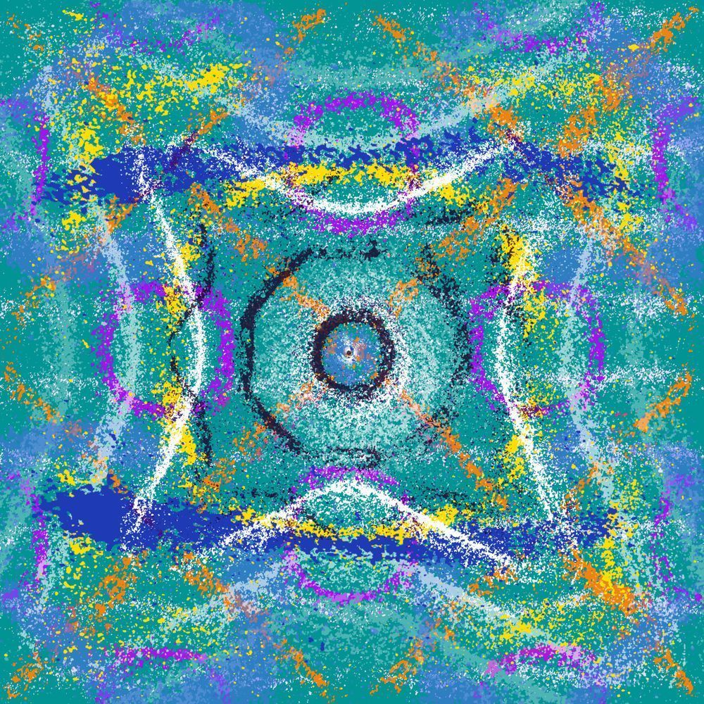 Mientes Tan Bien - Sin Bandera Song-Inspired Contemporary Painting (VibraVisions)