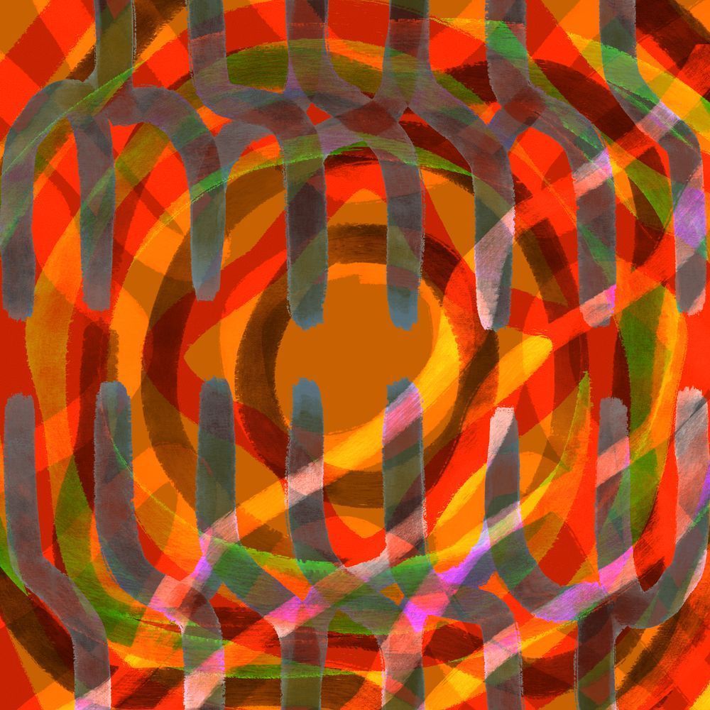 Razones - Anuel AA, Ozuna, DJ Luian, Mambo Kingz Song-Inspired Contemporary Painting