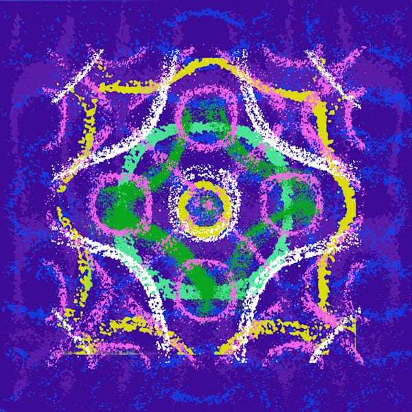 Rockin Around The Christmas Tree - Brenda Lee Song-Inspired Contemporary Painting (VibraVisions)