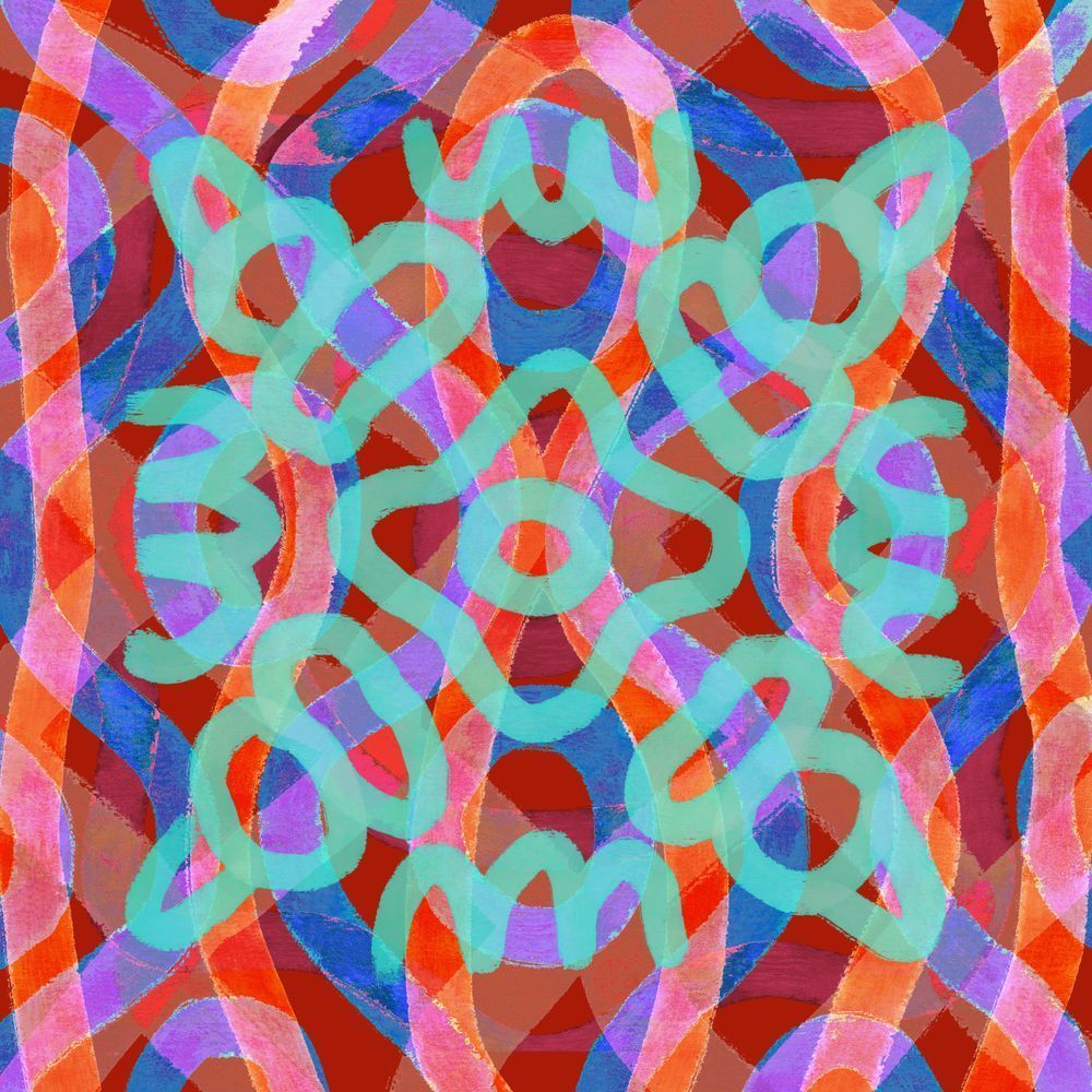 Ritmo Callejero - Barrio Calavera Song Inspired Painting