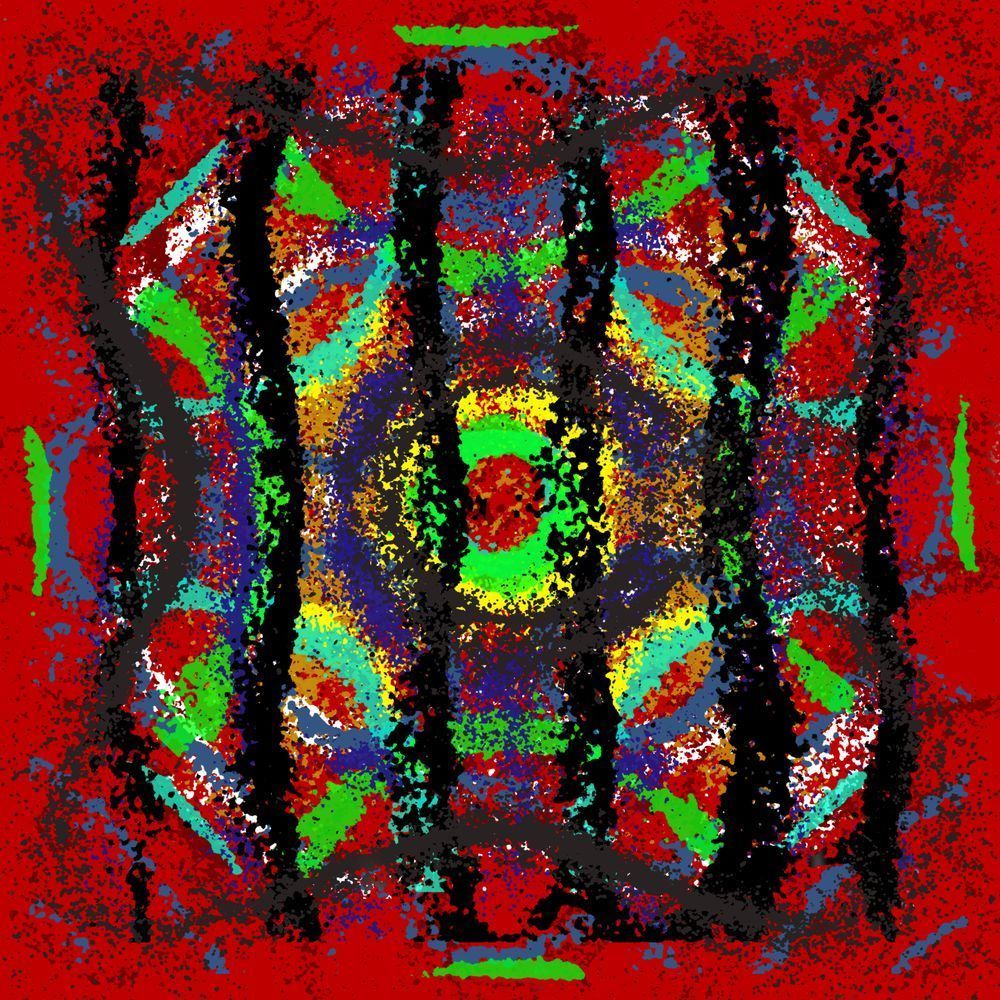 Stone Cold Crazy - Queen Song-Inspired Contemporary Painting (VibraVisions)