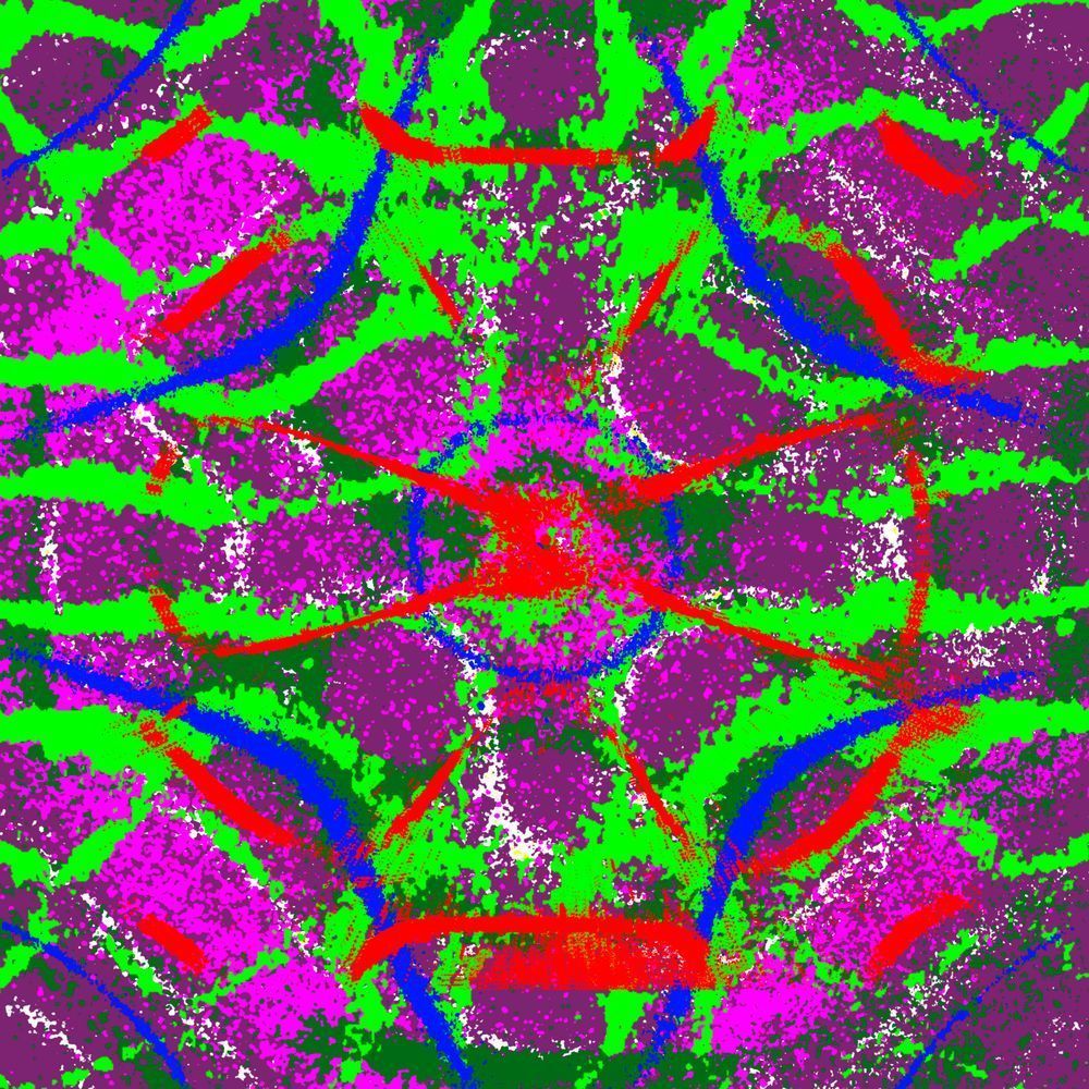 Serpiente Dios - La Nueva Invasion Song-Inspired Contemporary Painting (VibraVisions)