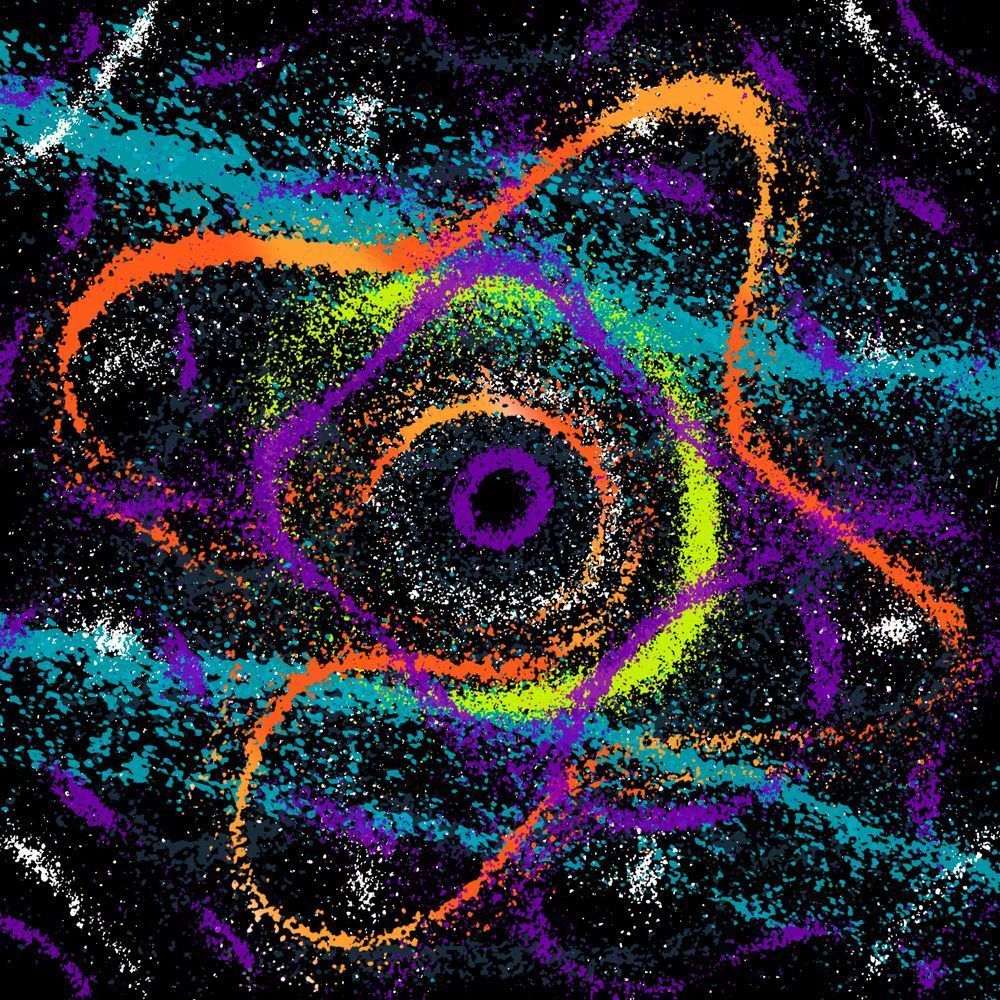 Saturno - Pablo Alboran Song-Inspired Contemporary Painting (VibraVisions)