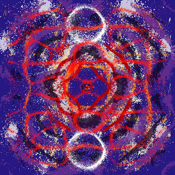 Siempre Es De Noche - Alejandro Sanz Song-Inspired Contemporary Painting (VibraVisions)